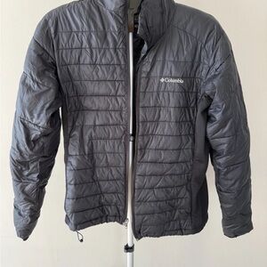 Columbia Men's Charcoal Puffer Jacket Size Large